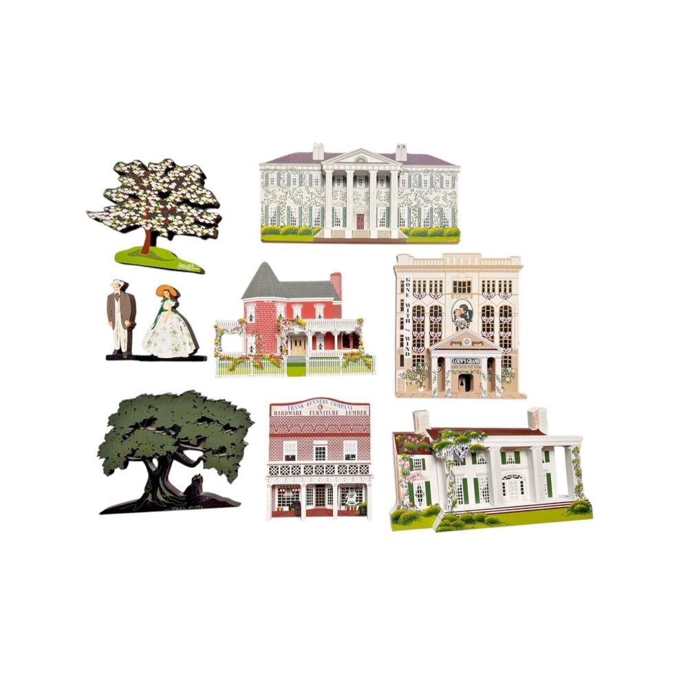 Sheila's Gone With The Wind Lot 9 Tara Twelve Oaks Scarlett Rhett Loew's